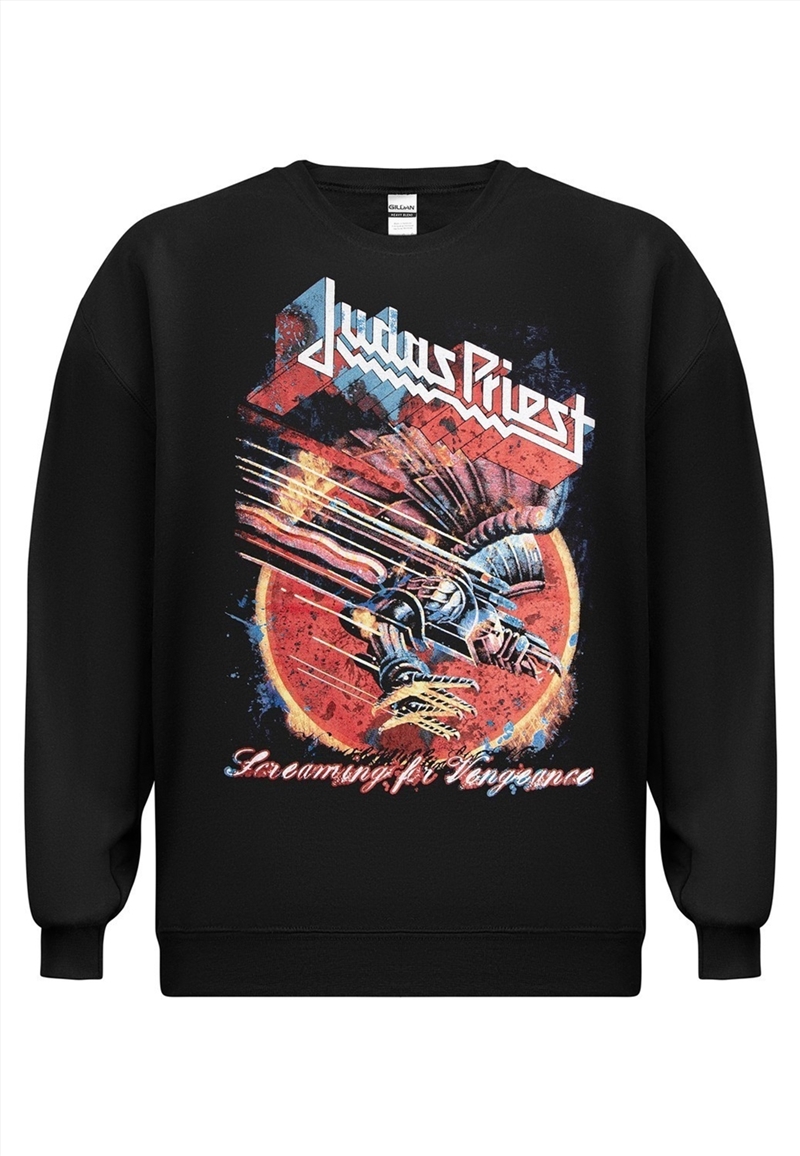 Judas Priest - Screaming For Vengeance Modern - Black - Large Sweater/Product Detail/Outerwear
