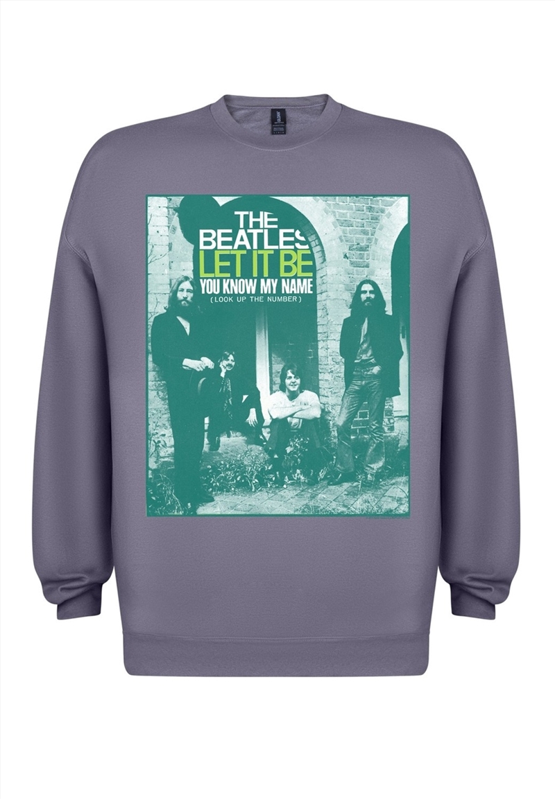The Beatles - Let It Be (You Know My Name) - Grey - Medium Sweater/Product Detail/Outerwear