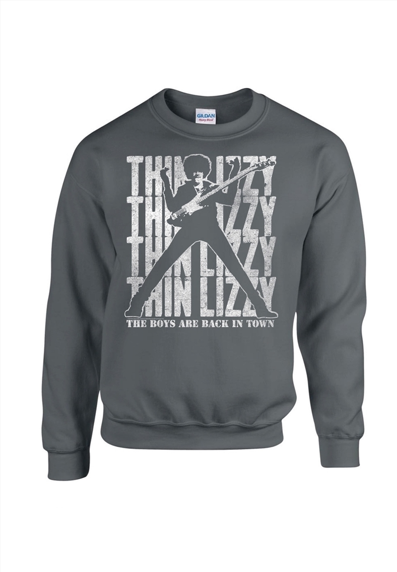Thin Lizzy - Boys Are Back In Town - Grey - Large Sweater/Product Detail/Outerwear
