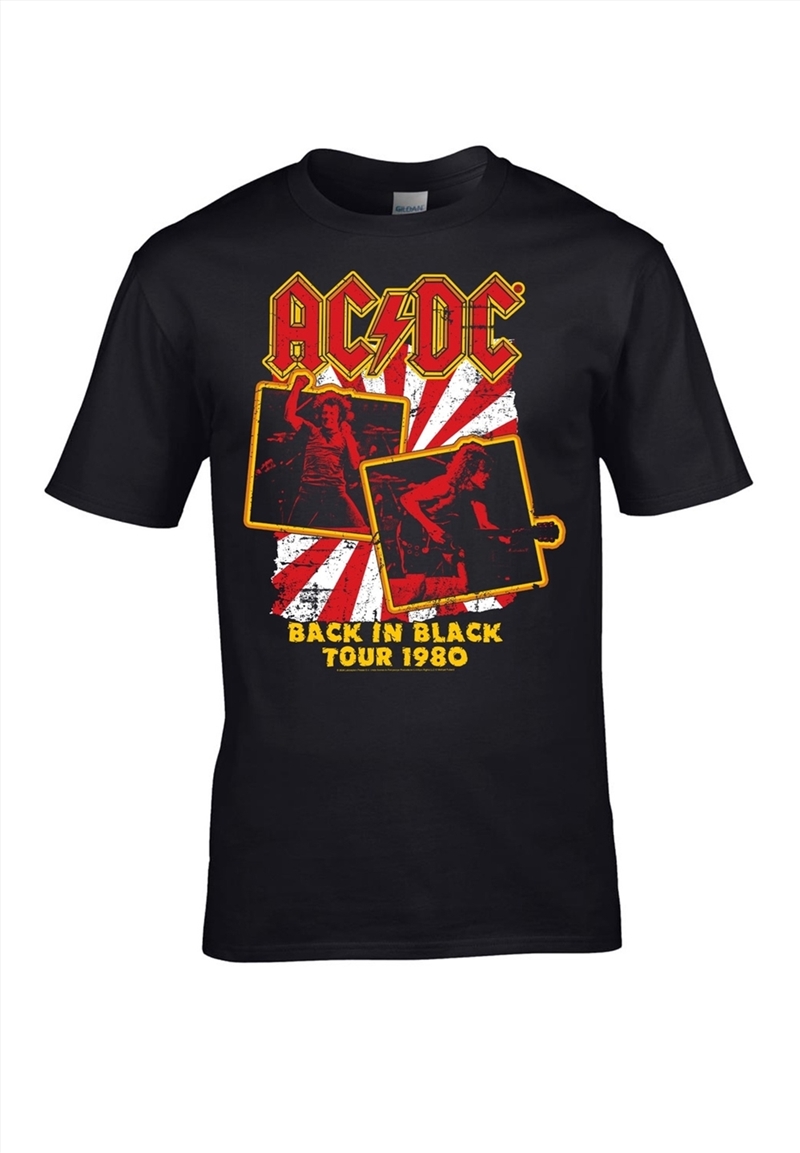 AC/DC - Back In Black Tour 1980 - Black - Medium/Product Detail/Shirts