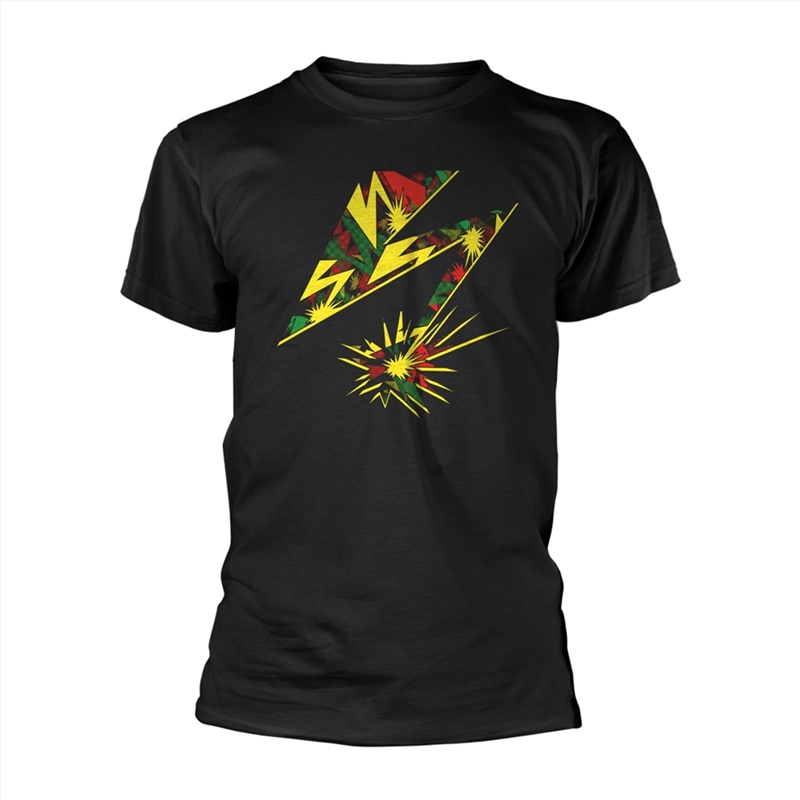 Bad Brains - Camo Bolt - Black - XXL/Product Detail/Shirts