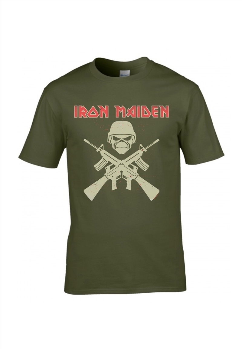 Iron Maiden - Eddie Soldier - Green - Small/Product Detail/Shirts