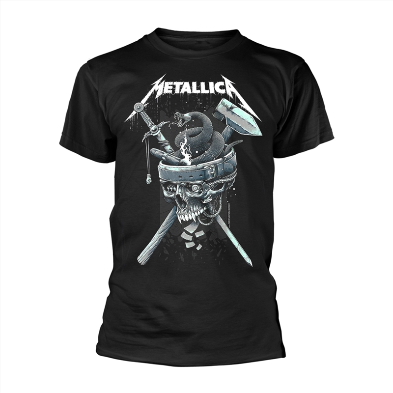 Metallica - History White Logo - Black - Medium/Product Detail/Shirts