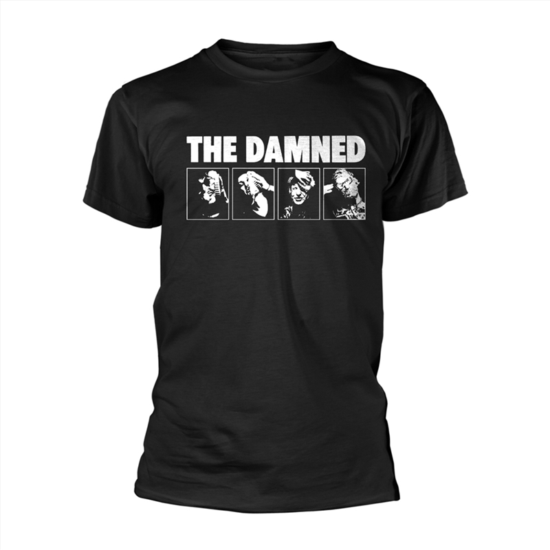 The Damned - Headshots - Black - Large/Product Detail/Shirts