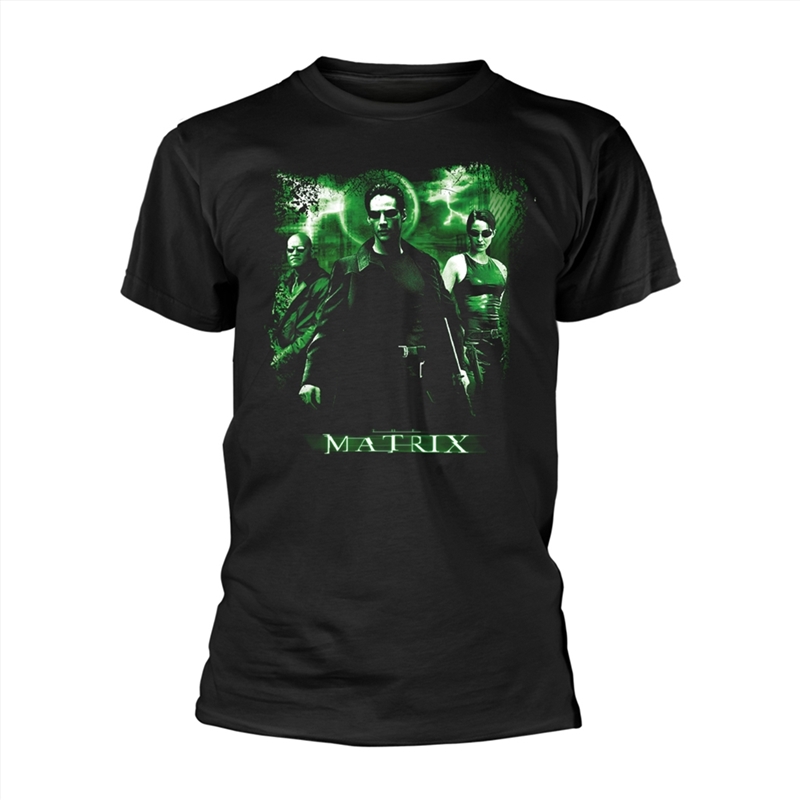 The Matrix - Green Art Grunge - Black - XXXL/Product Detail/Shirts