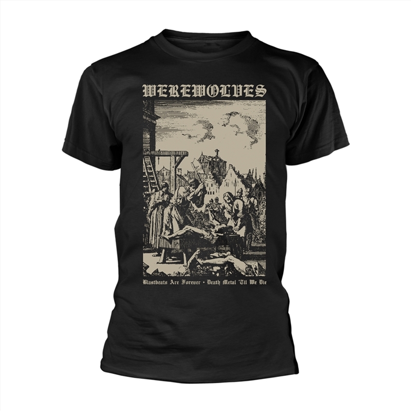 Werewolves - Blastbeats Are Forever - Black - Small/Product Detail/Shirts