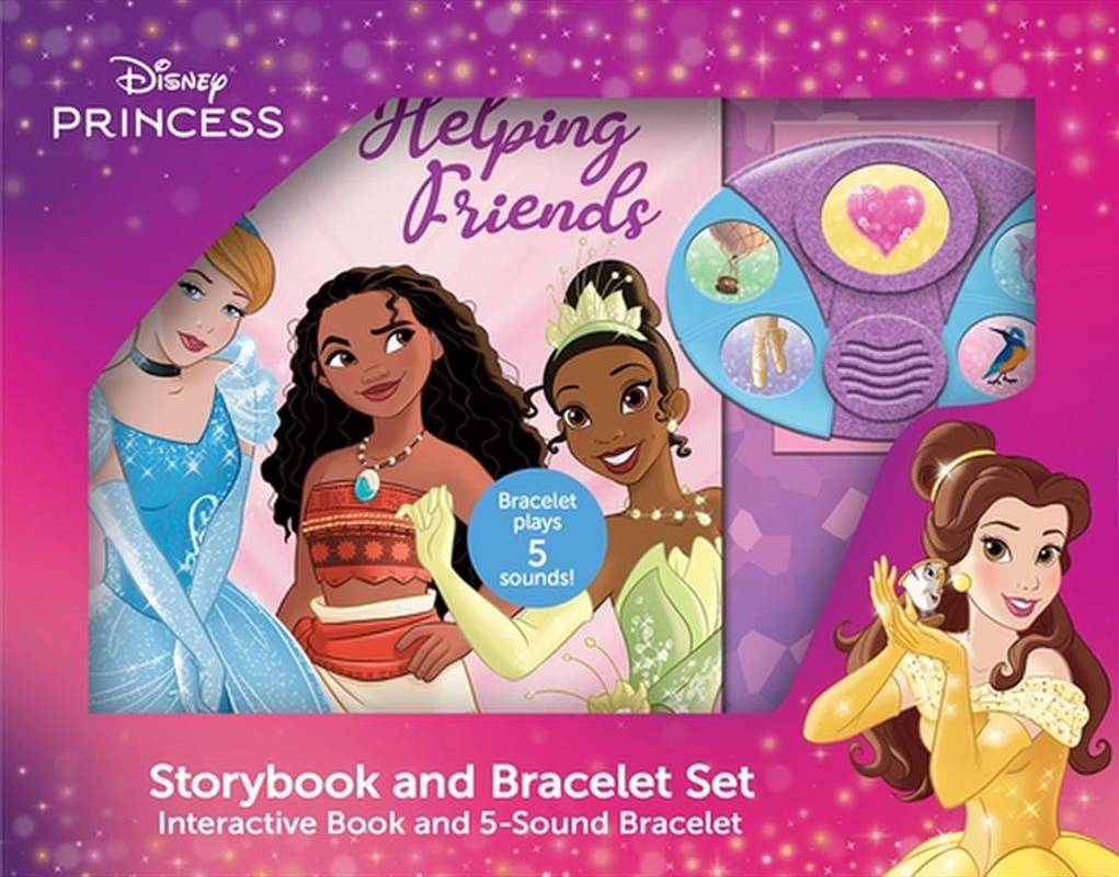 Disney Princess: Helping Friends Book And 5-Sound Bracelet Set/Product Detail/Early Childhood Fiction Books