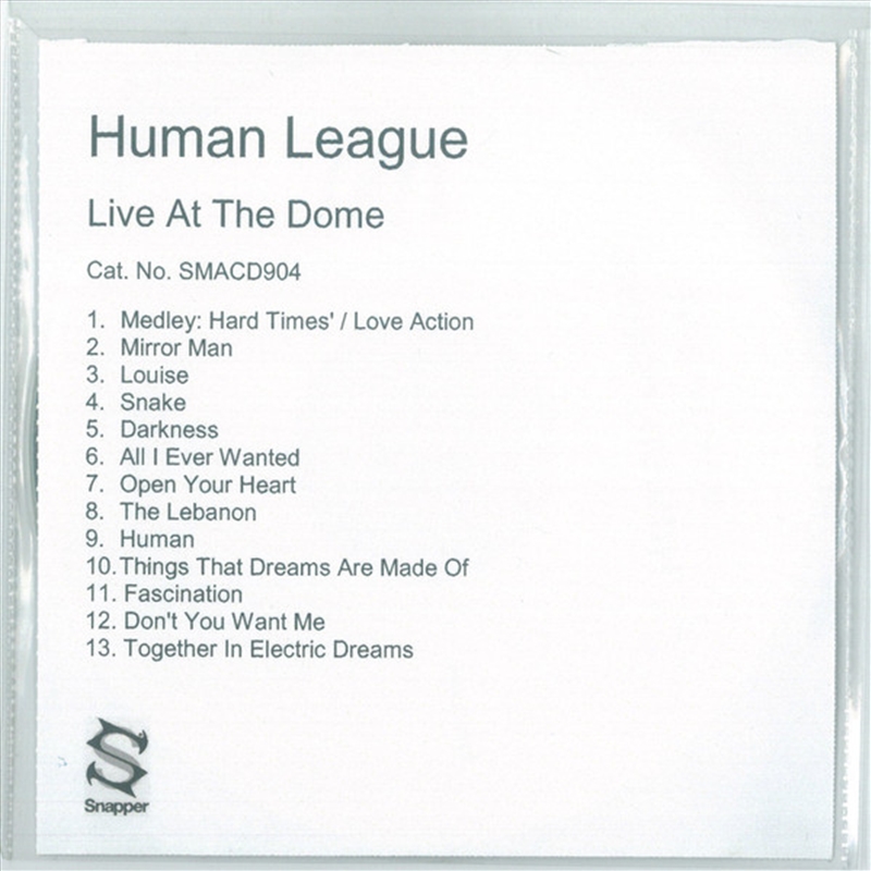 LIVE AT THE DOME/Product Detail/Rock/Pop