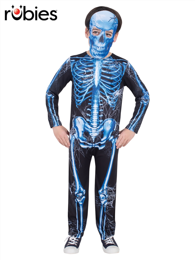 Skeleton Neon Blue Costume - Size 9-10 Yrs/Product Detail/Costumes