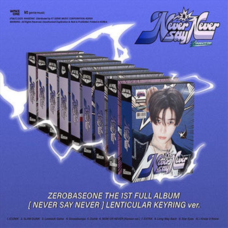 Zerobaseone - Never Say Never 1st Full Album Lenticular Keyring Ver Random/Product Detail/World