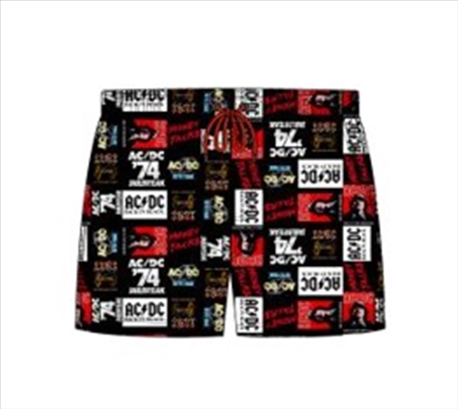 Buy AC/DC Tour Party Shorts - XL Online | Sanity