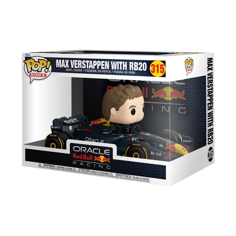 Formula 1 - Max Verstappen with RB20 Pop! Ride/Product Detail/Pop Vinyl Rides