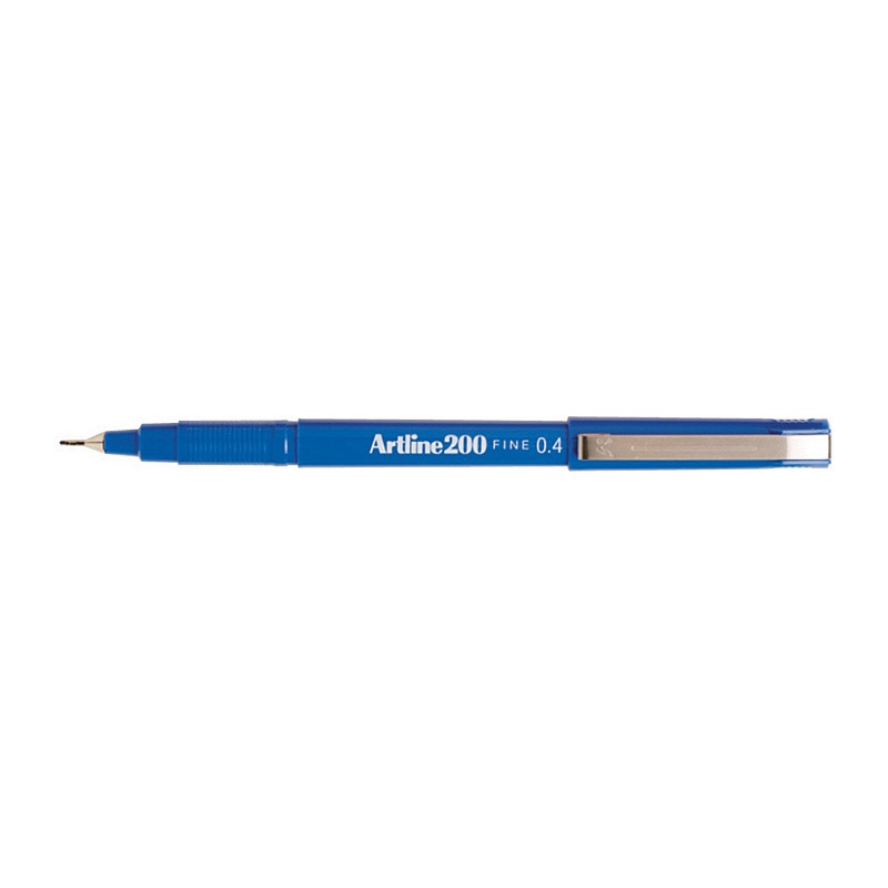 Artline 200 Fineliner Pen 0.4mm Blue Bx12/Product Detail/Stationery