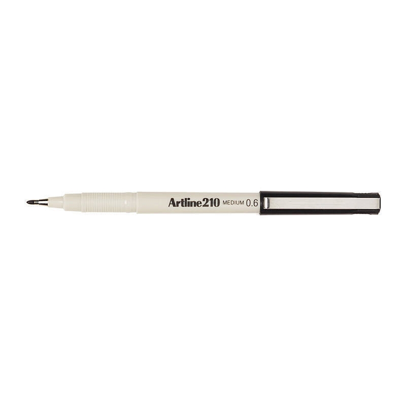 Artline 210 Fineliner Pen 0.6mm Black Bx12/Product Detail/Stationery