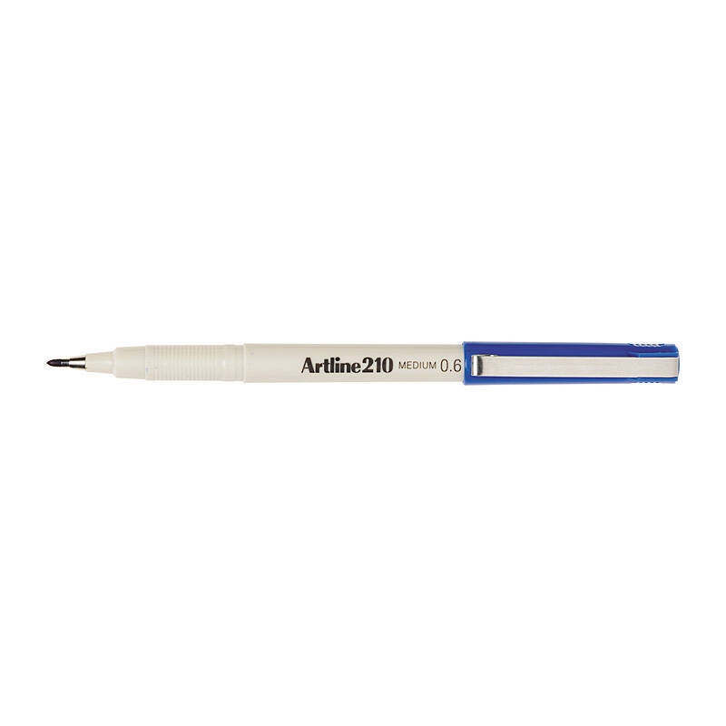 Artline 210 Fineliner Pen 0.6mm Blue Bx12/Product Detail/Stationery