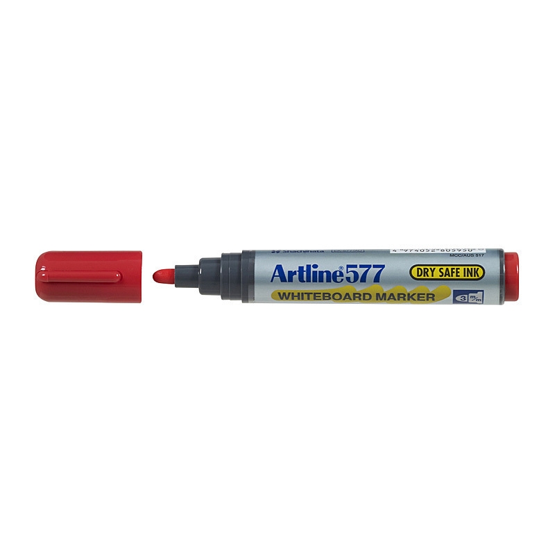 Artline 577 Whiteboard Marker Red Bx12/Product Detail/Stationery