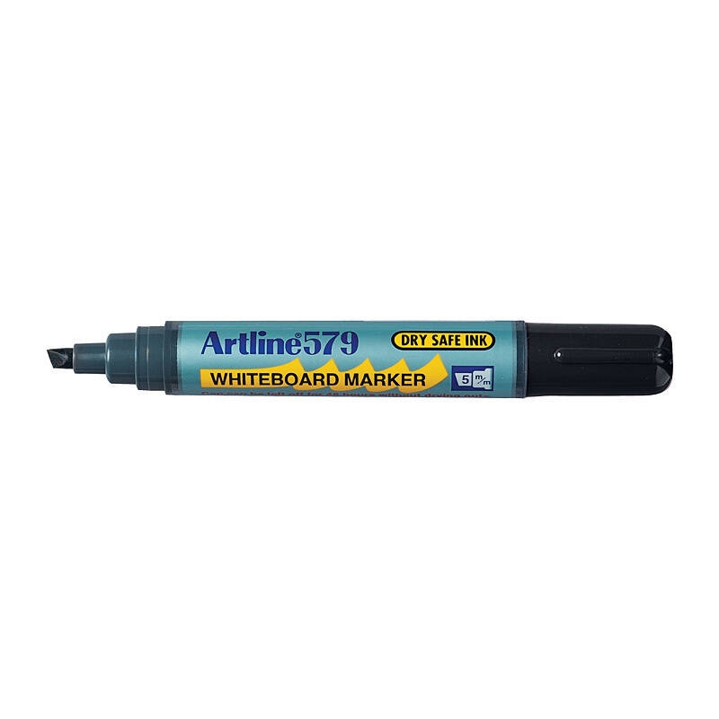 Artline 579 Whiteboard Marker 5mm Chisel Blk Bx12/Product Detail/Stationery