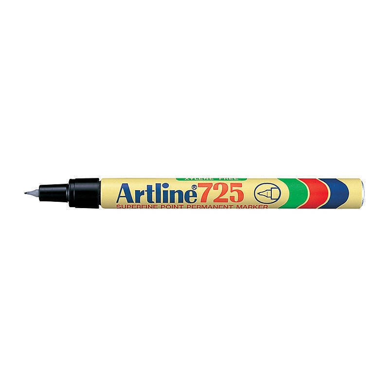 Artline 725 Permanent Marker 0.4mm Black Bx12/Product Detail/Stationery