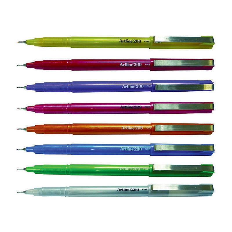 Artline 200 Bright Fineliner Pen 0.4mm Astd/Product Detail/Stationery
