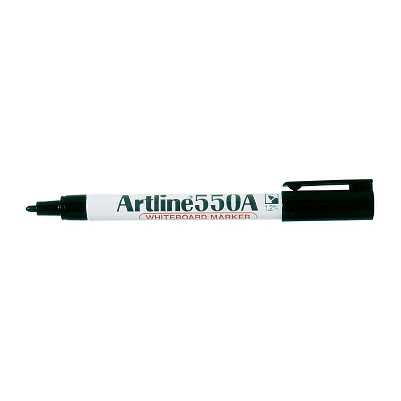Artline 550A W/Board Marker 1.2mm Bullet Blk Bx12/Product Detail/Stationery