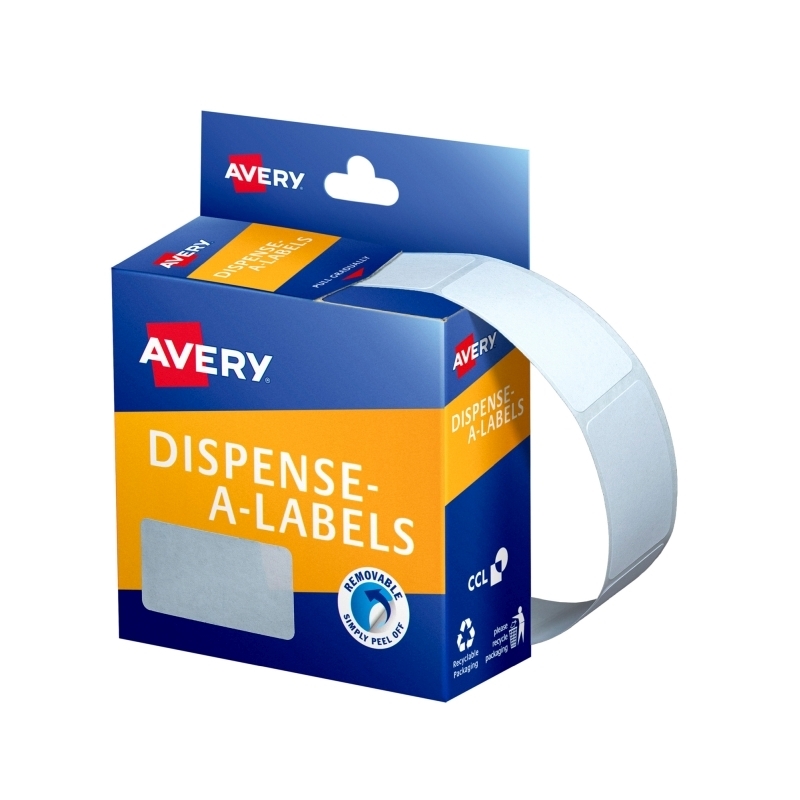 AV Lbl Rect Disp Wht Pk380/Product Detail/Stationery