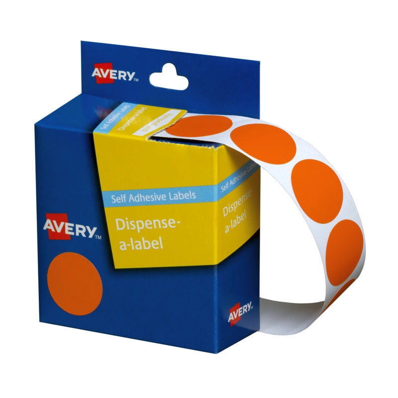 Avery Disp Orange 24mm Roll500/Product Detail/Stationery