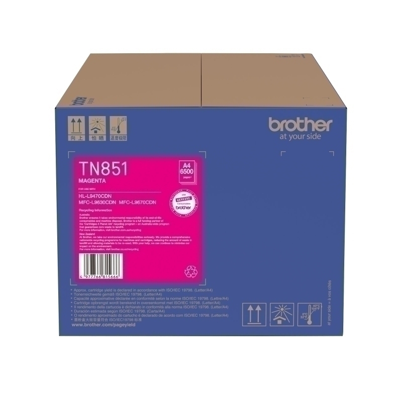 Brother TN851 Mag Toner Cart/Product Detail/Stationery