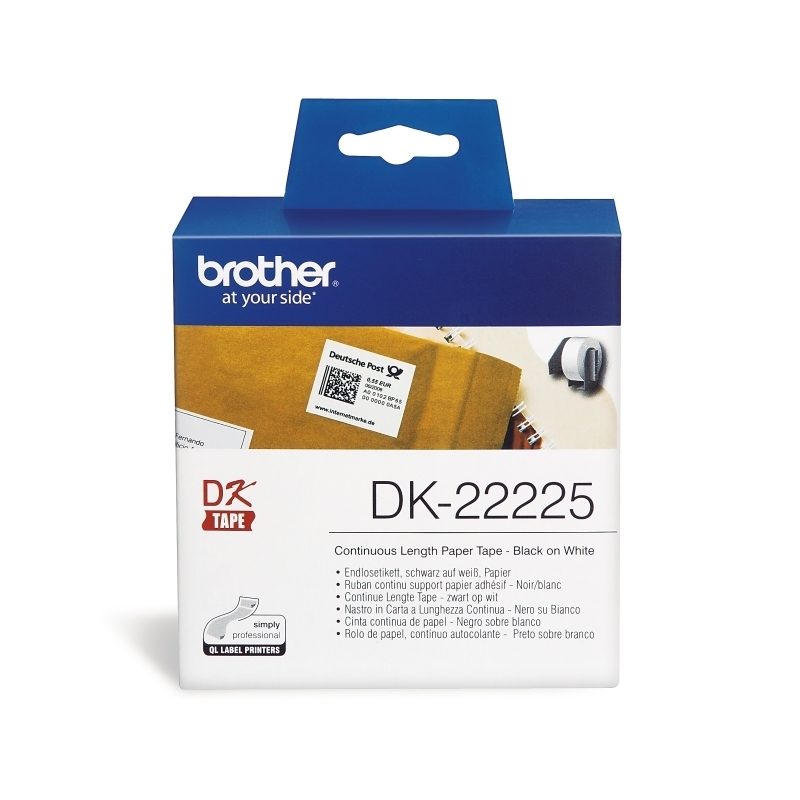 Brother DK22225 White Roll/Product Detail/Stationery