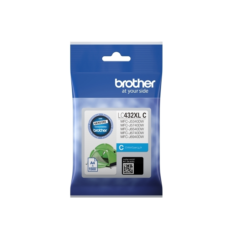 Brother LC432XL Cyan Ink Cart/Product Detail/Stationery