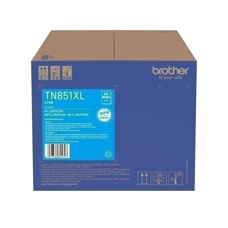 Brother TN851XL Cyan Toner Car/Product Detail/Stationery