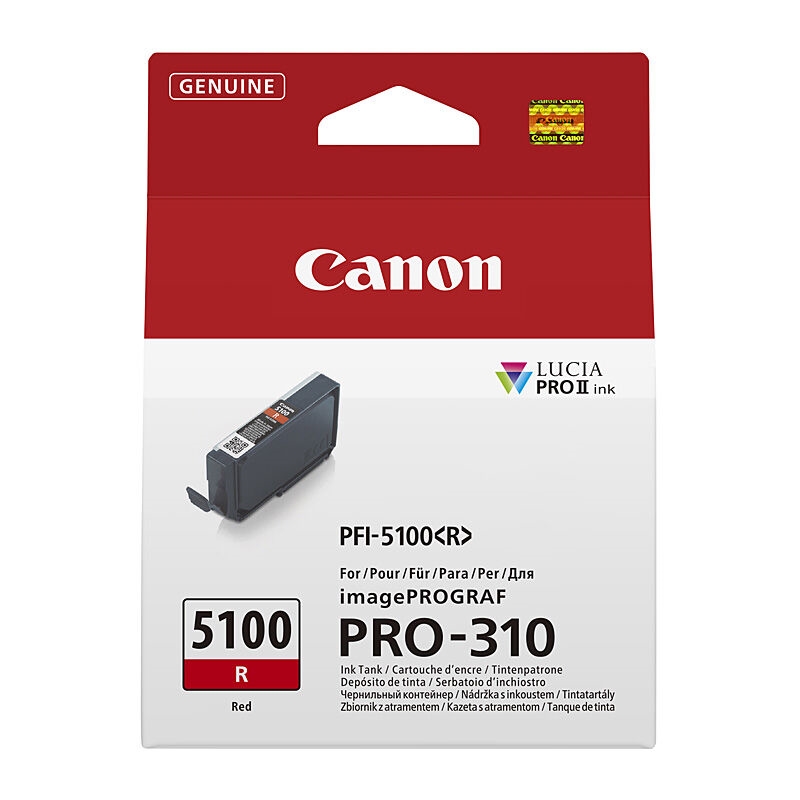 Canon PFI5100 Red Ink Cart/Product Detail/Stationery
