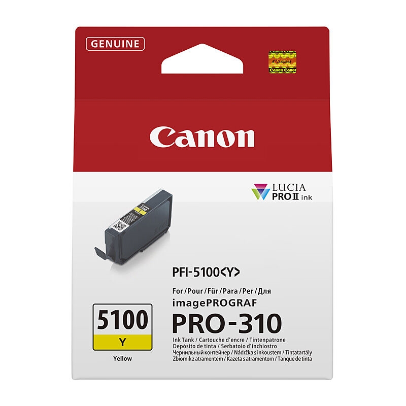 Canon PFI5100 Yellow Ink Cart/Product Detail/Stationery