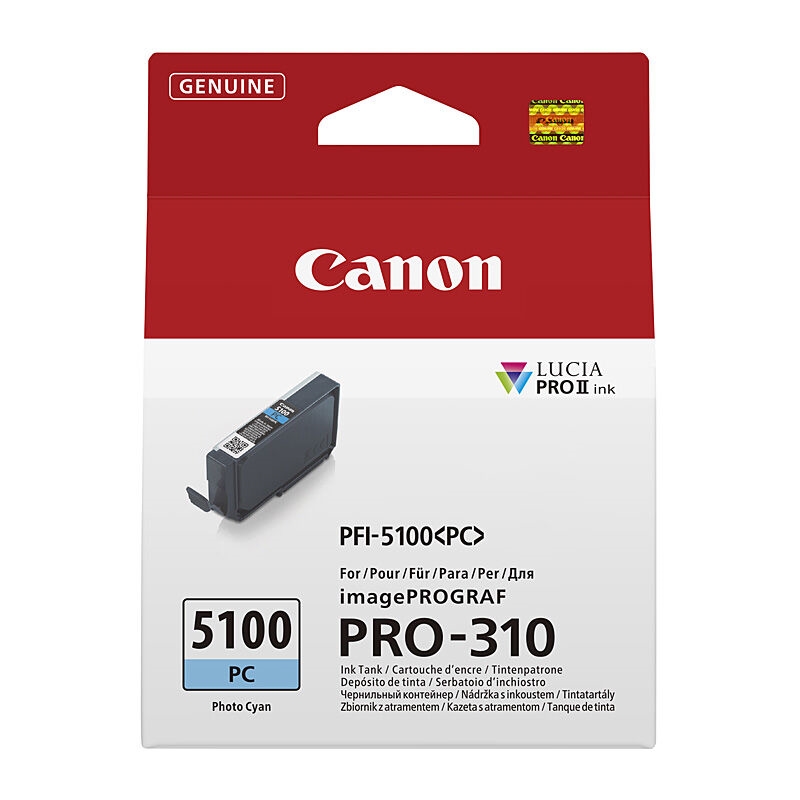 Canon PFI5100 Ph Cyan Ink Cart/Product Detail/Stationery