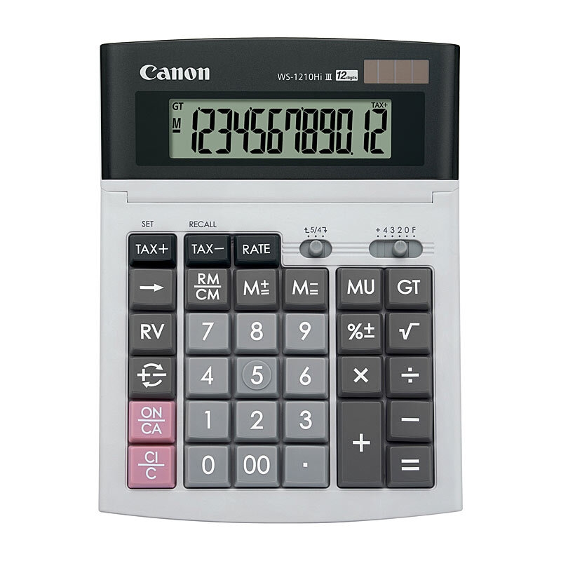 Canon WS1210HiIII Calculator/Product Detail/Stationery