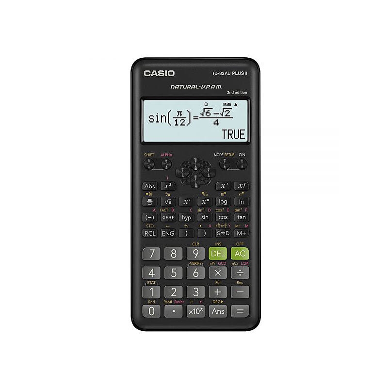 Casio FX82AU PLUSII Scientific Calculator - 2nd Edition/Product Detail/Stationery