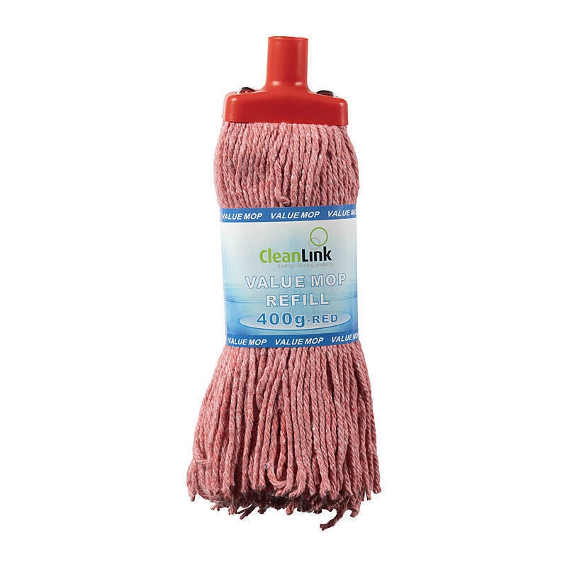 Cleanlink Mop Head 400Gm Red/Product Detail/Cleaners