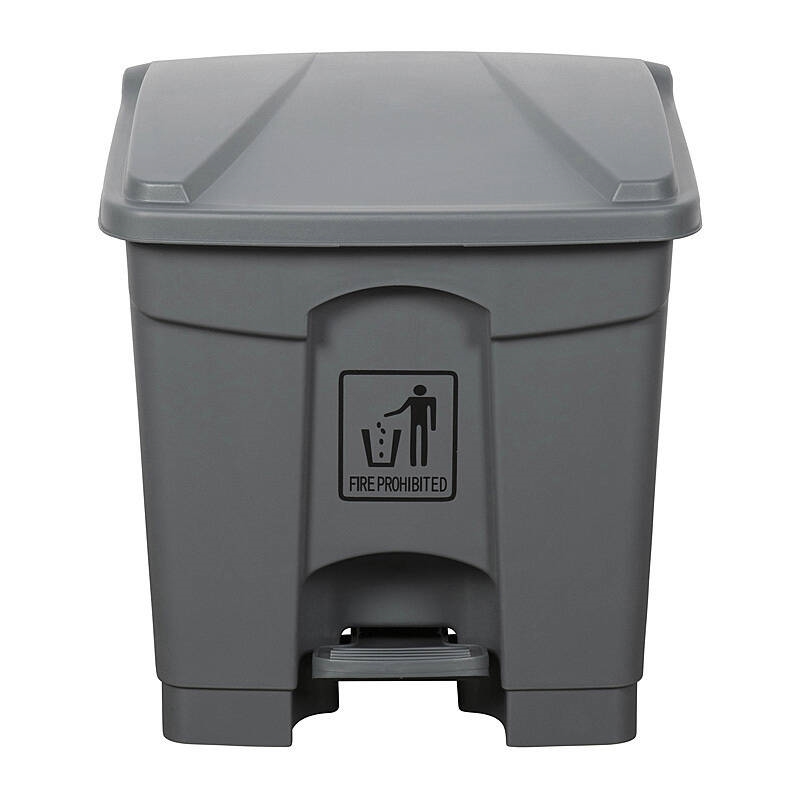 Cleanlink Rubbish Bin With Pedal Lid 30L Grey/Product Detail/Cleaners