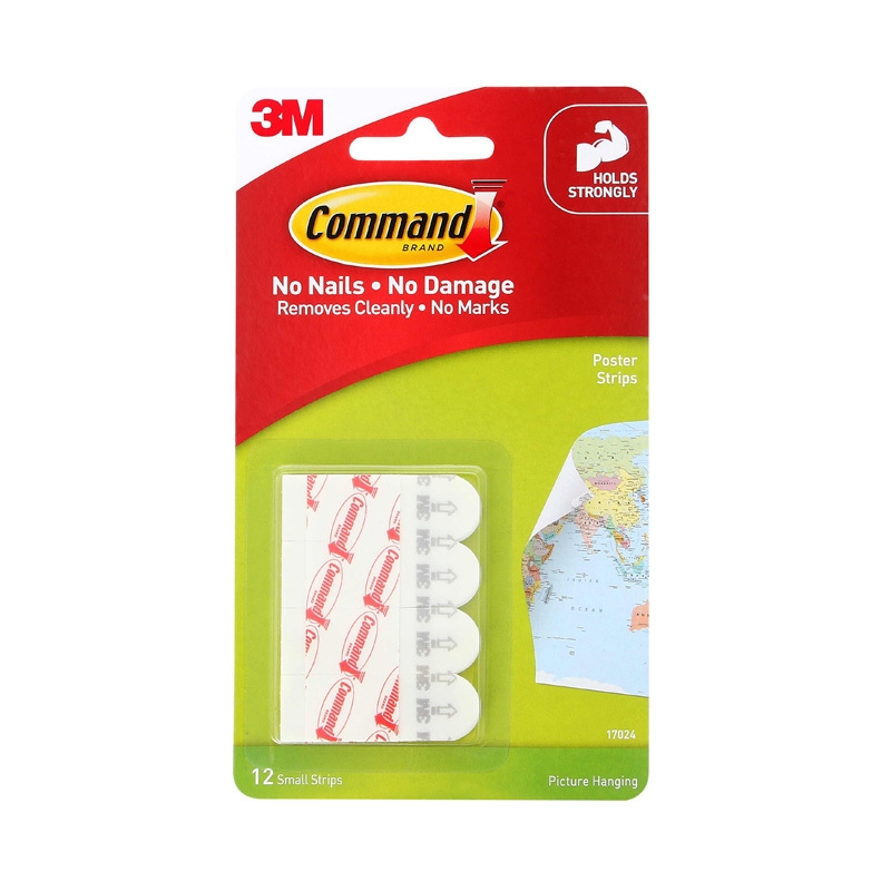 Command 17024 Poster Strips 12-Pack - Box of 6/Product Detail/Stationery