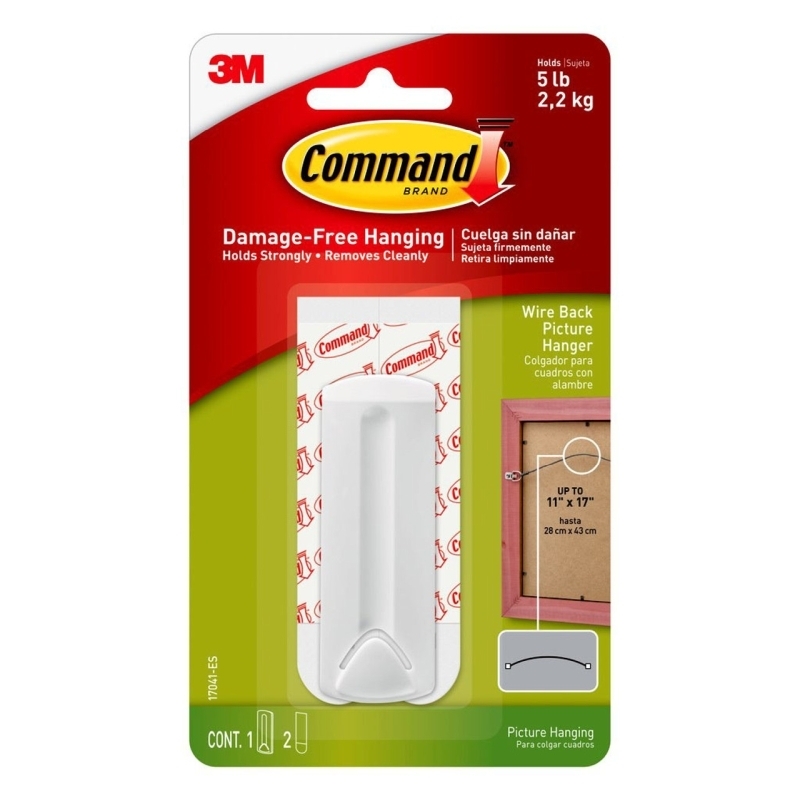 Command 17041 Wire-Back Picture Hanger - Box of 6/Product Detail/Stationery