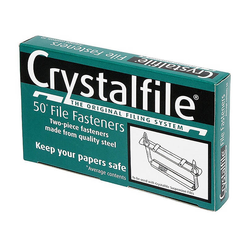 Crystalfile File Fastener 80mm Pk50/Product Detail/Stationery