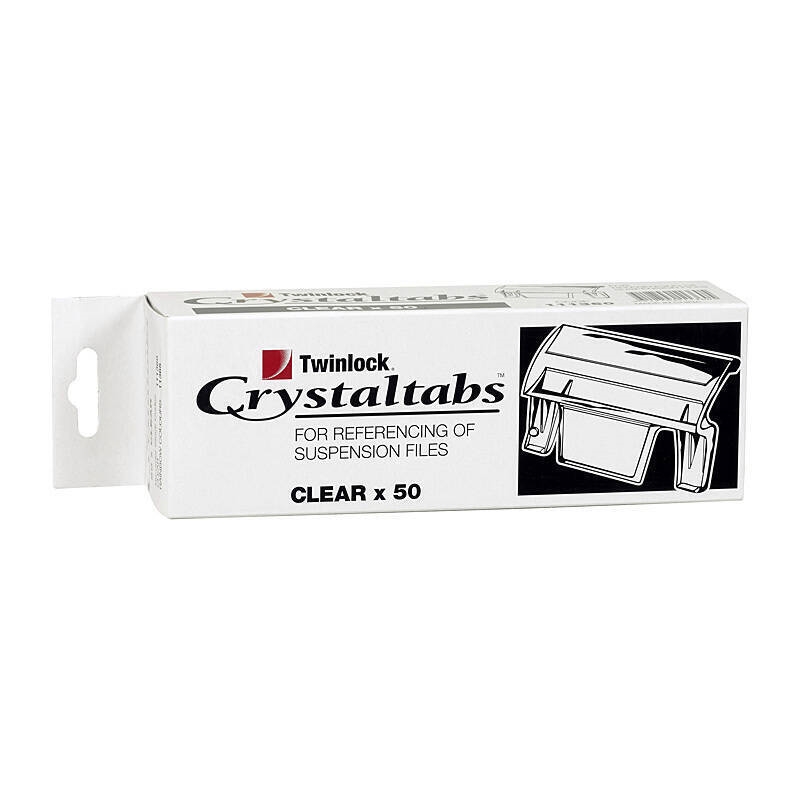 Crystalfile Clear Tabs Pk50/Product Detail/Stationery