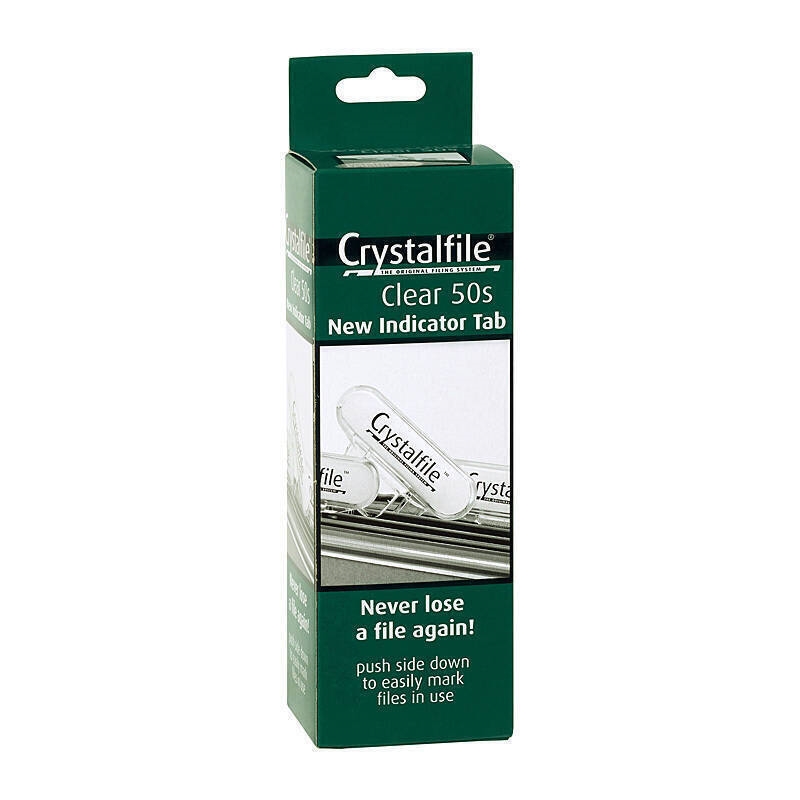 Crystalfile Clear Tabs Pk50/Product Detail/Stationery
