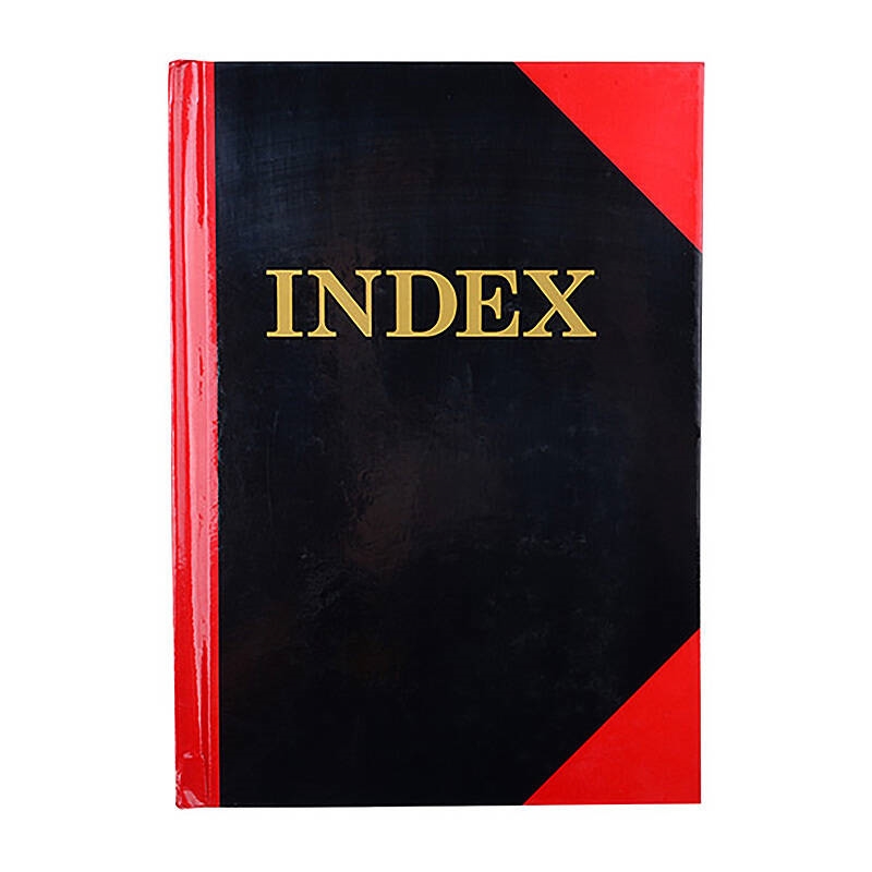 Cumberland Red & Black A5 100 Leaf Indexed/Product Detail/Stationery