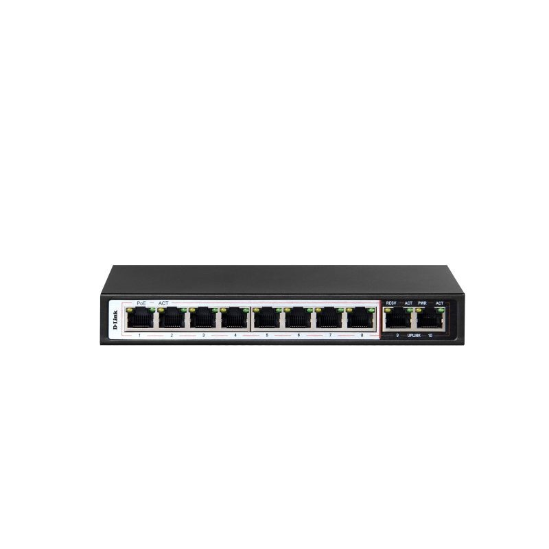 D-Link 10-Port PoE Switch with 8 Long Reach 250m PoE Ports/Product Detail/Electronics