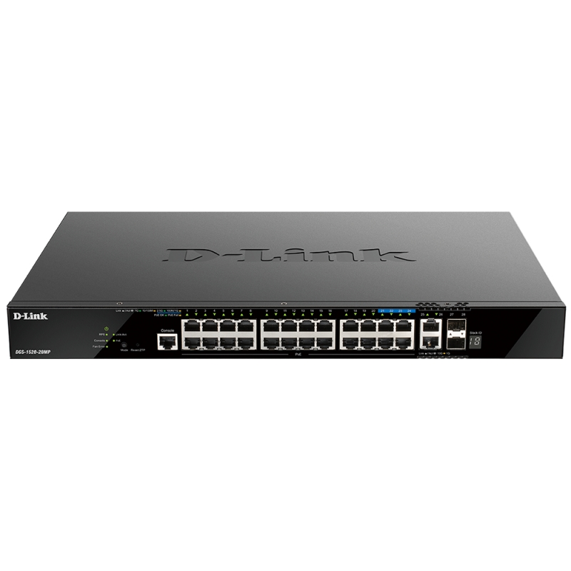 D-Link 28-Port Gigabit Smart Managed Stackable PoE+ Switch/Product Detail/Electronics