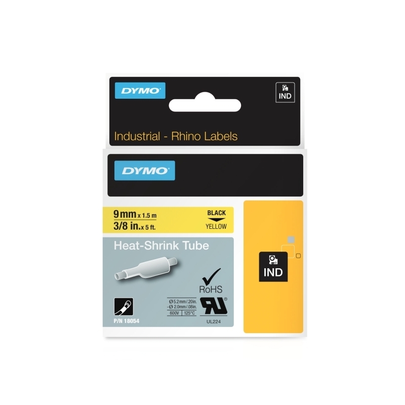 Dymo Rhino H/S Lbl 9mm Yellow/Product Detail/Stationery