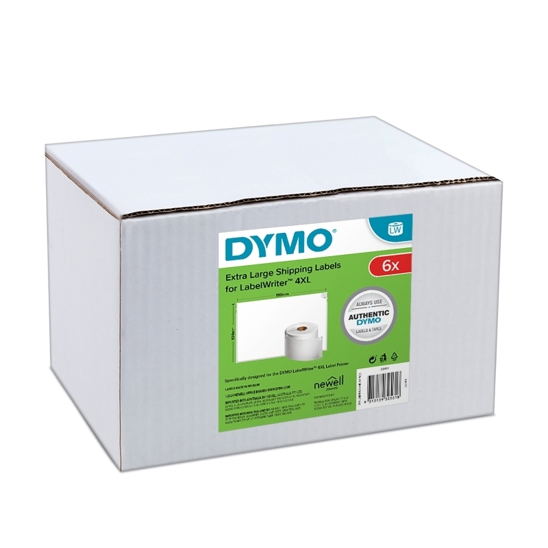 DY LW Shp Lbl 104x159mm Pk6/Product Detail/Stationery