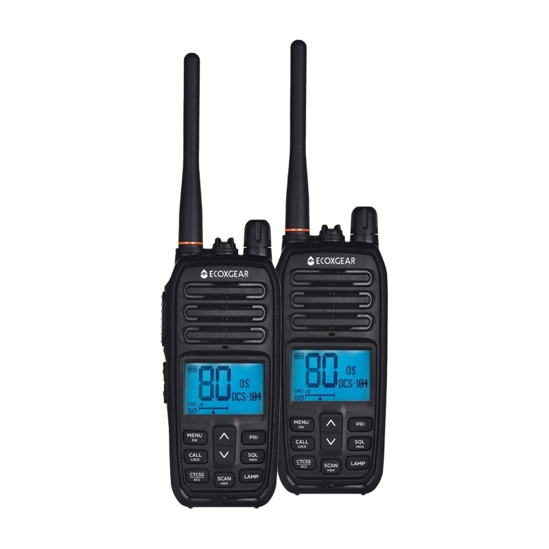 ECOXTALK EXG500 5-Watt Long Range IP67 Handheld UHF Radio Twin Pack (17km)/Product Detail/Electronics