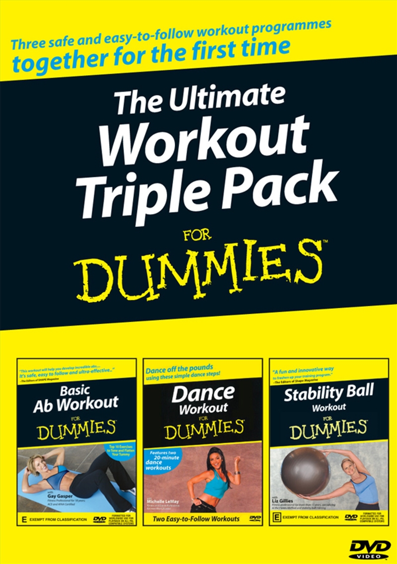 Ultimate Fitness Triple Pack for Dummies/Product Detail/Health & Fitness