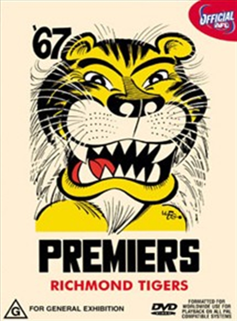 AFL Premiers 1967: Richmond/Product Detail/Sport